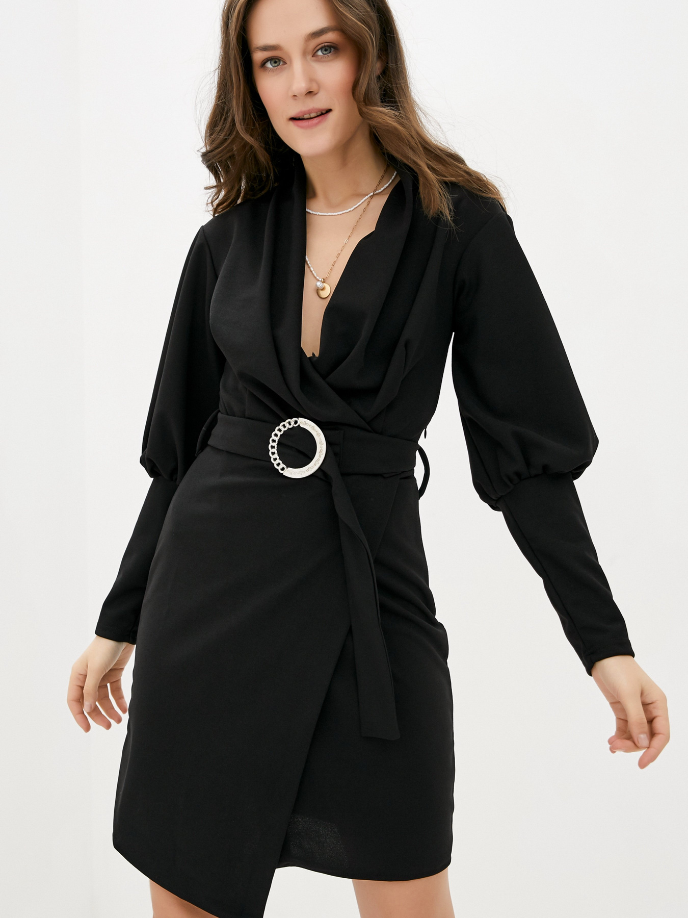 Платья ISSA Plus модель SA-12_black Фото