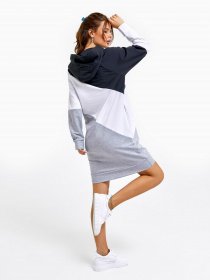 Сукня міні ISSA Plus модель SA-27_blackwhite Сукня міні ISSA Plus модель SA-27_blackwhite Фото