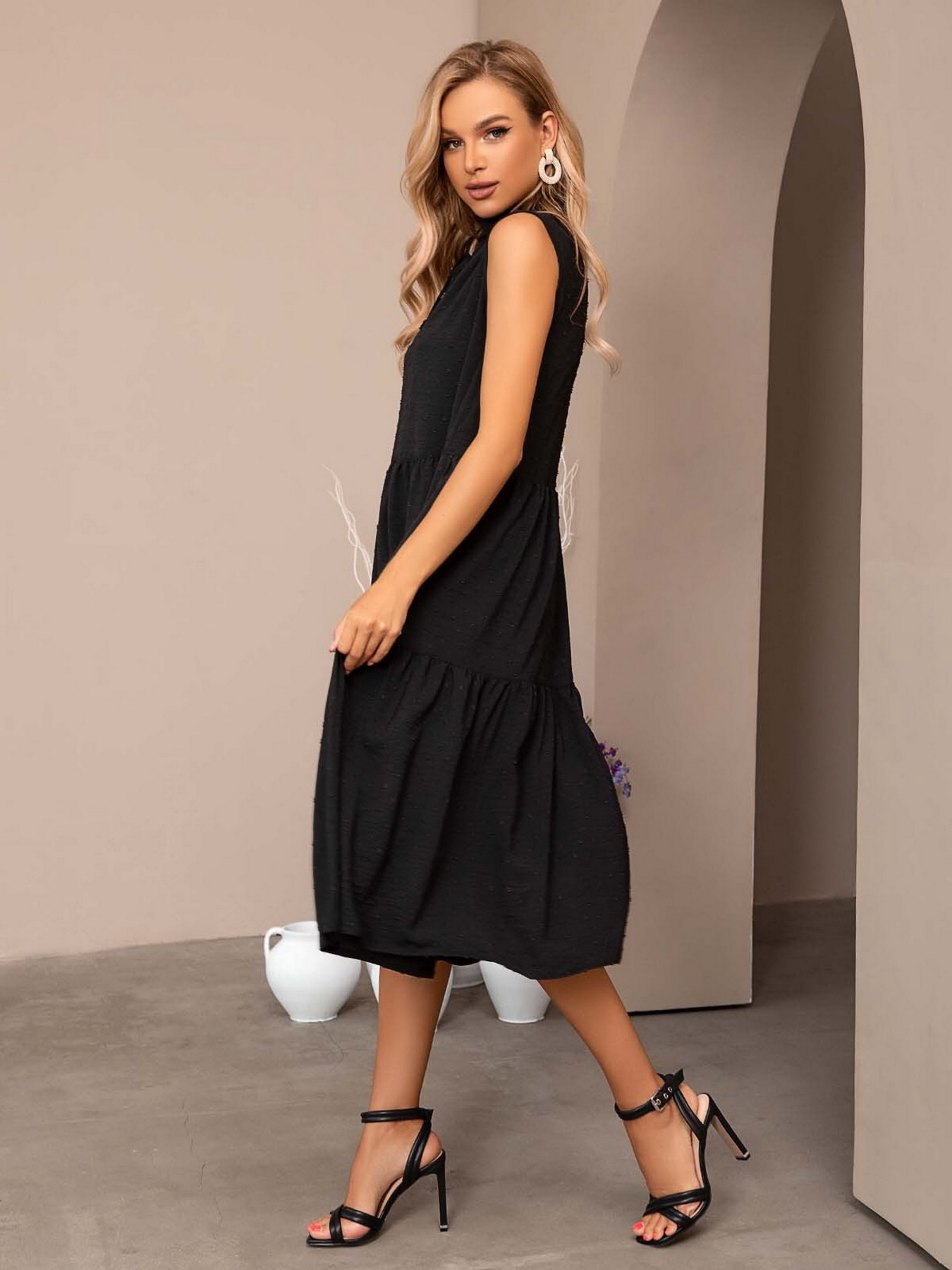 Платья ISSA Plus модель SA-274_black Фото