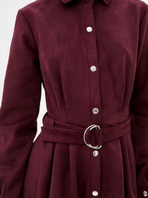 Сукня міді ISSA Plus модель SA-85_purple Фото