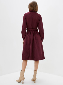 Платье миди ISSA Plus модель SA-85_purple Платье миди ISSA Plus модель SA-85_purple Фото