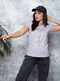 Футболка ISSA Plus модель WN20-131_grey Фото