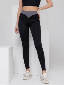 Спортивні леггінси ISSA Plus модель 12481_blackgrey Фото