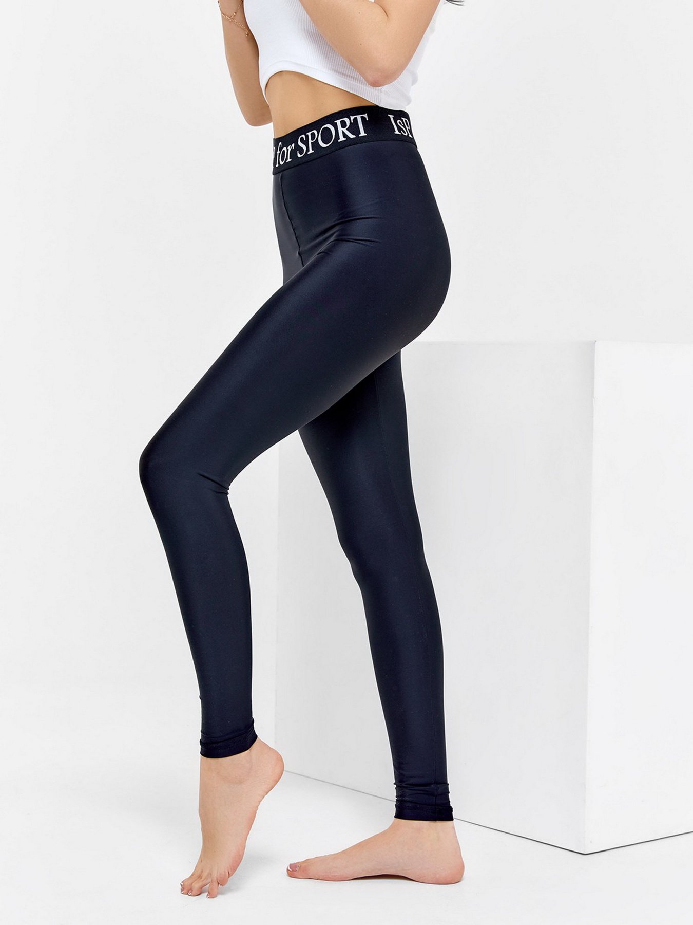 Леггинсы ISSA Plus модель 9051_black Фото