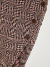 Юбка миди ISSA Plus модель SA-73_pink Фото