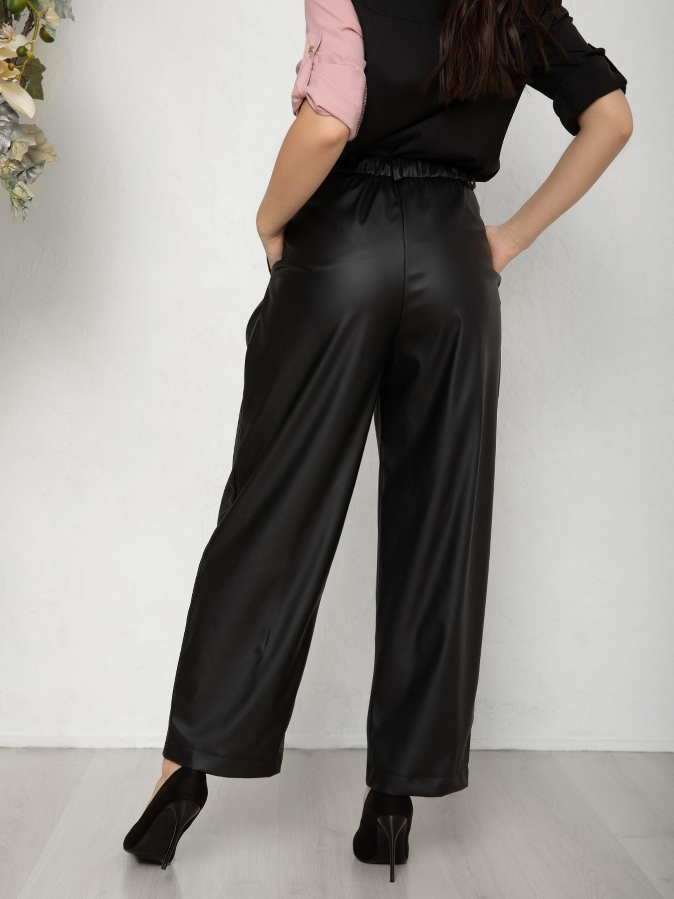 Палаццо ISSA Plus модель 12592_black Фото