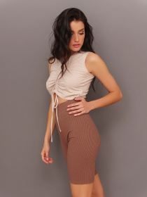 Топ ISSA Plus модель 13436_beige Топ ISSA Plus модель 13436_beige Фото