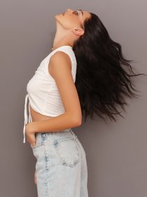 Топ ISSA Plus модель 13436_milky Фото