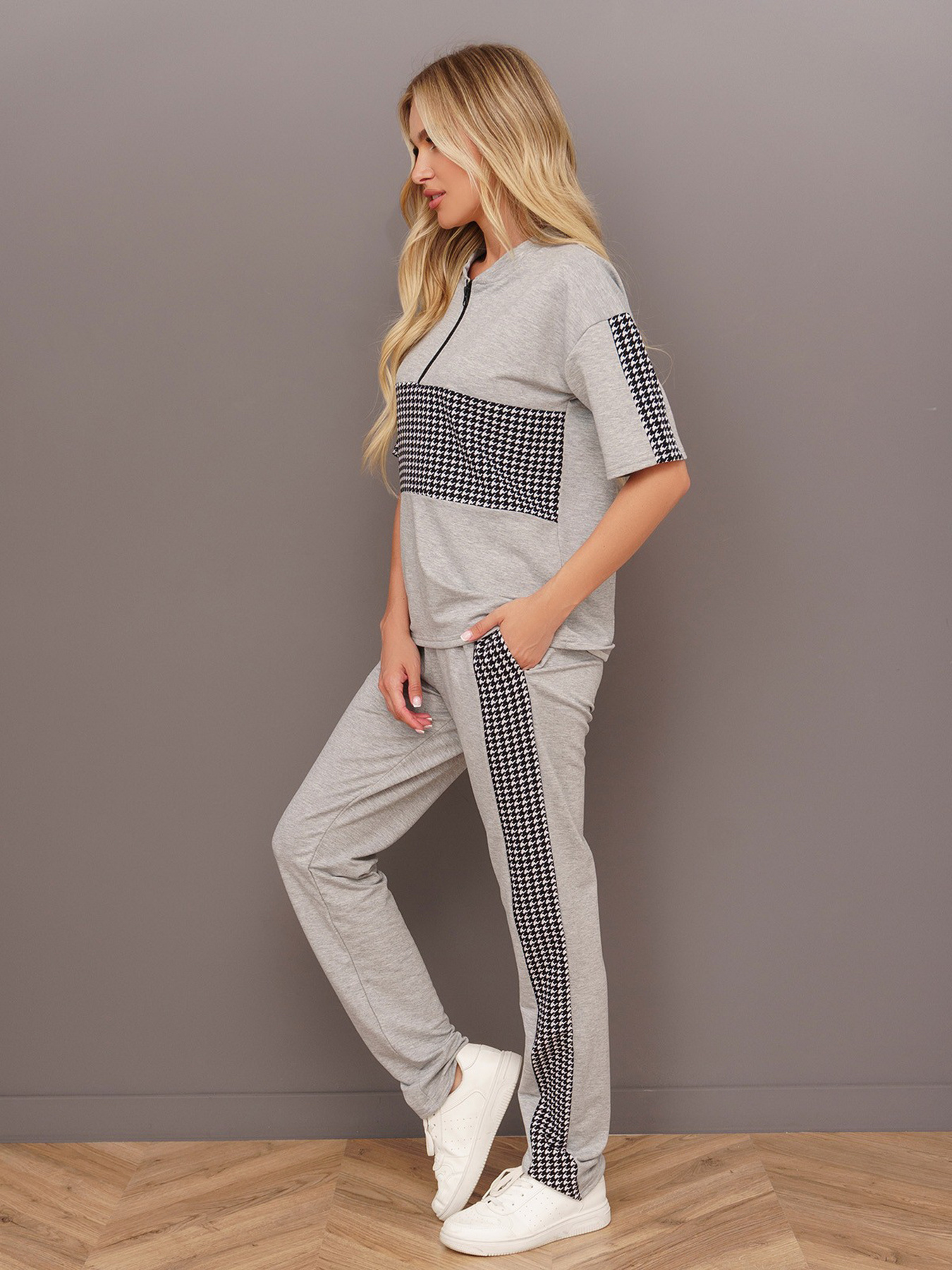 Костюм ISSA Plus модель 13445_grey Фото