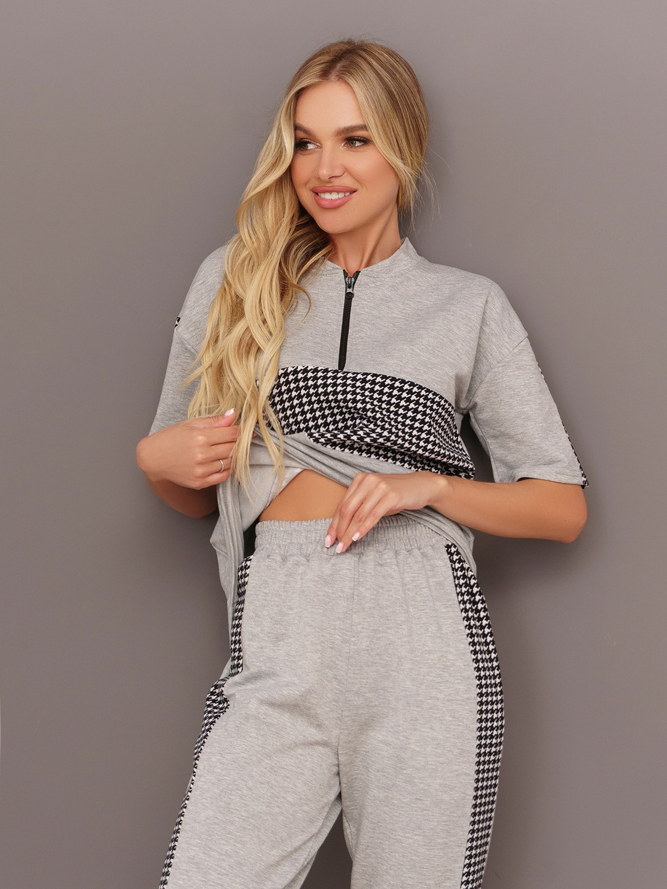 Костюм ISSA Plus модель 13445_grey Фото