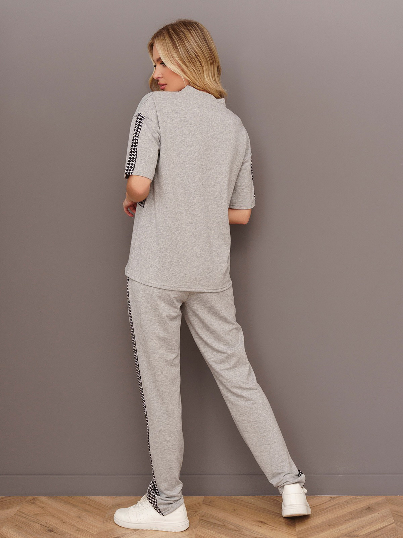 Повсякденний костюм ISSA Plus модель 13445_grey Фото