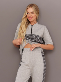 Повсякденний костюм ISSA Plus модель 13445_grey Фото