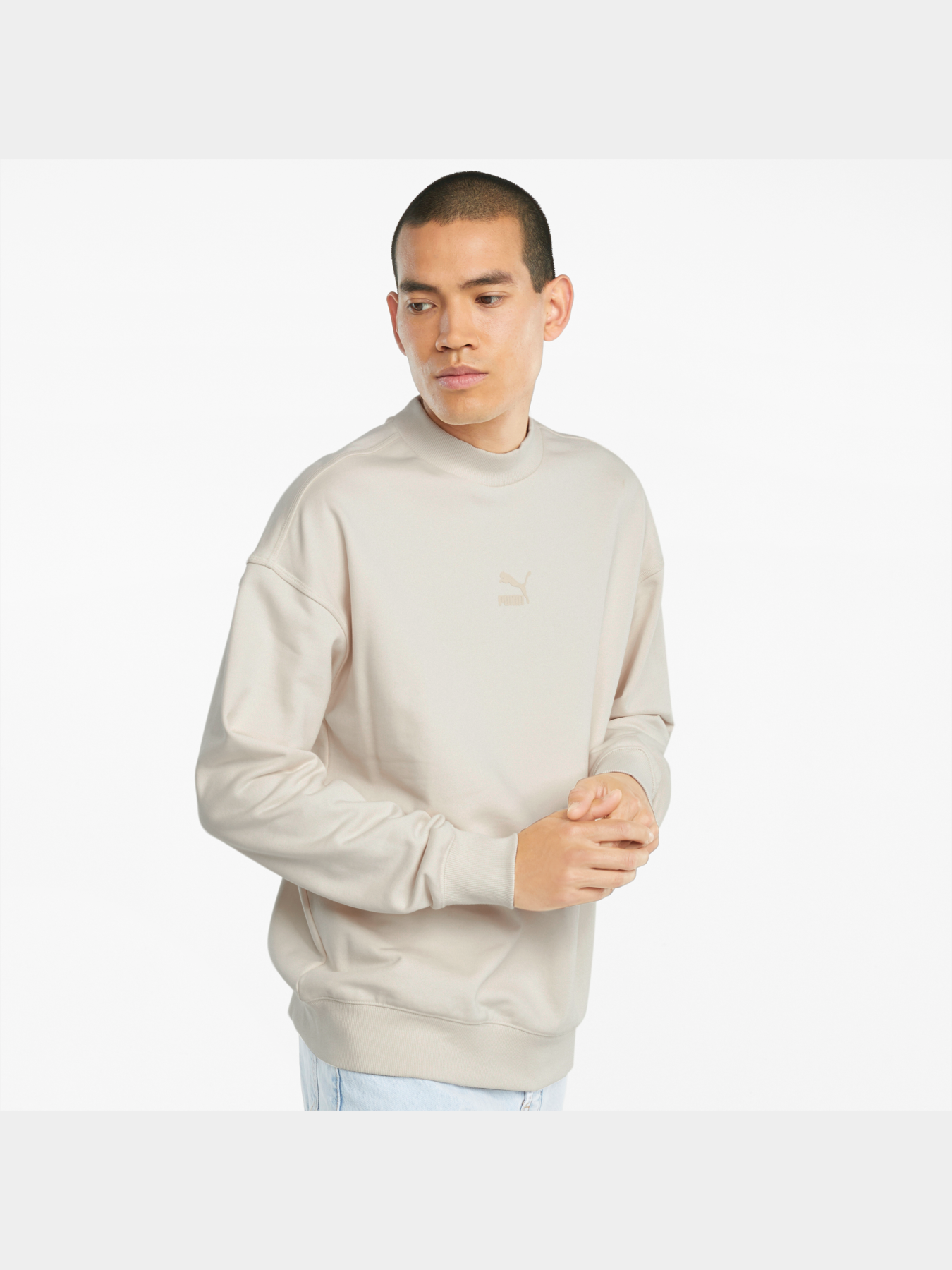 Свитшот PUMA Classics Highneck Crew модель 532136 Фото