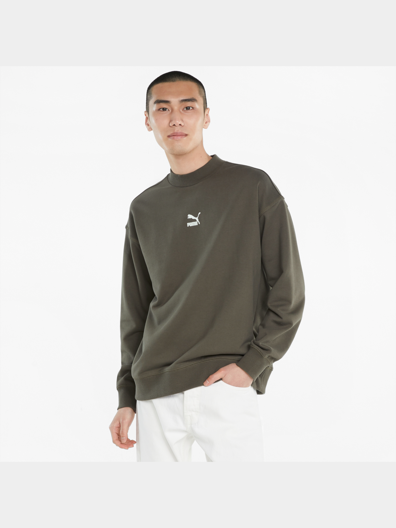 Світшот PUMA Classics Highneck Crew модель 532136 Фото