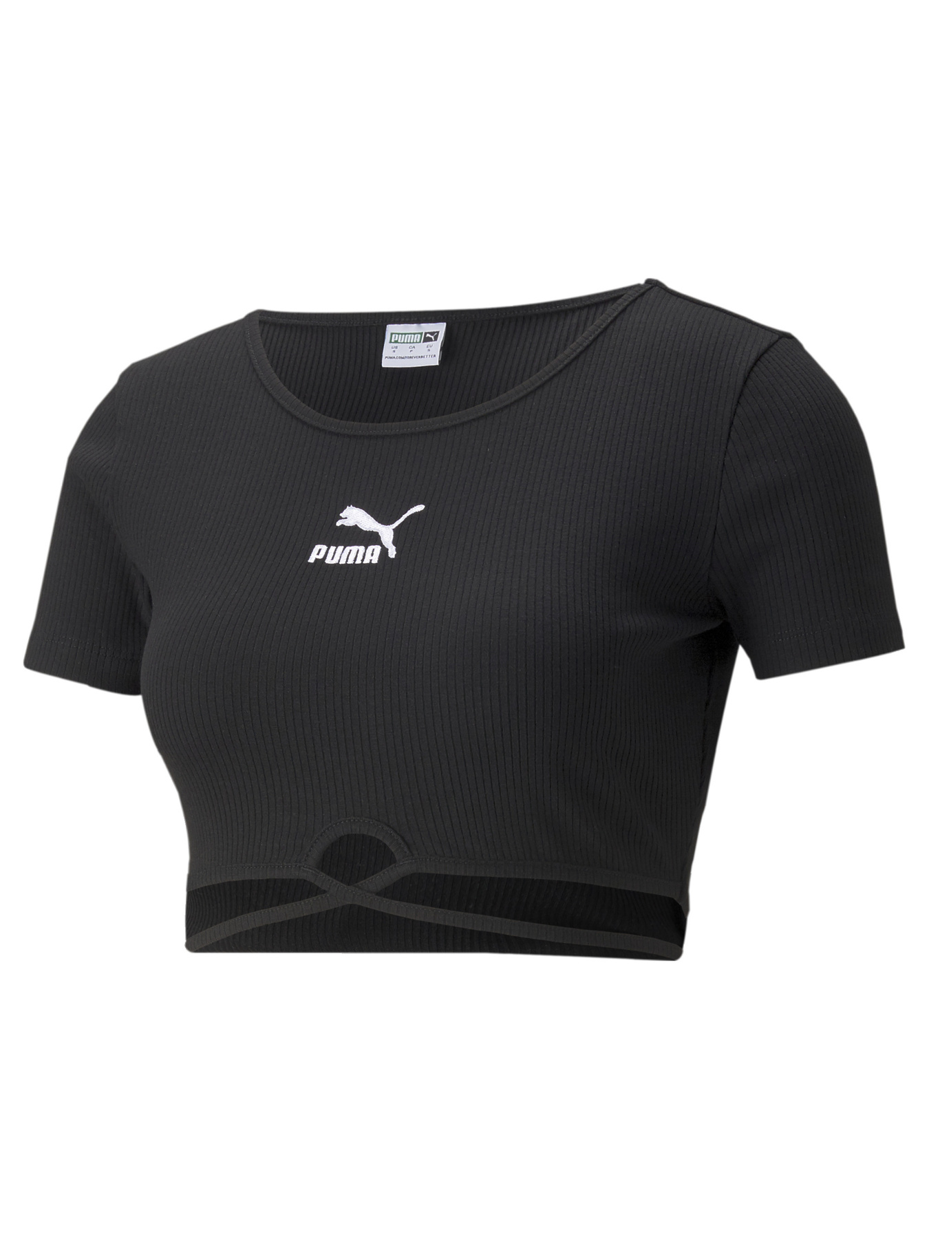 Футболка PUMA Classics Ribbed Tee модель 533450 Футболка PUMA Classics Ribbed Tee модель 533450 Фото