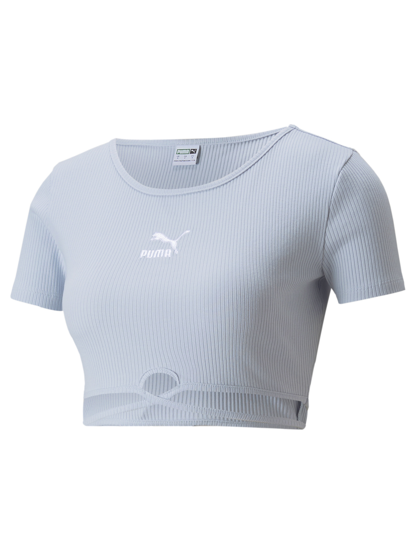 Футболка PUMA Classics Ribbed Tee модель 533450 Фото