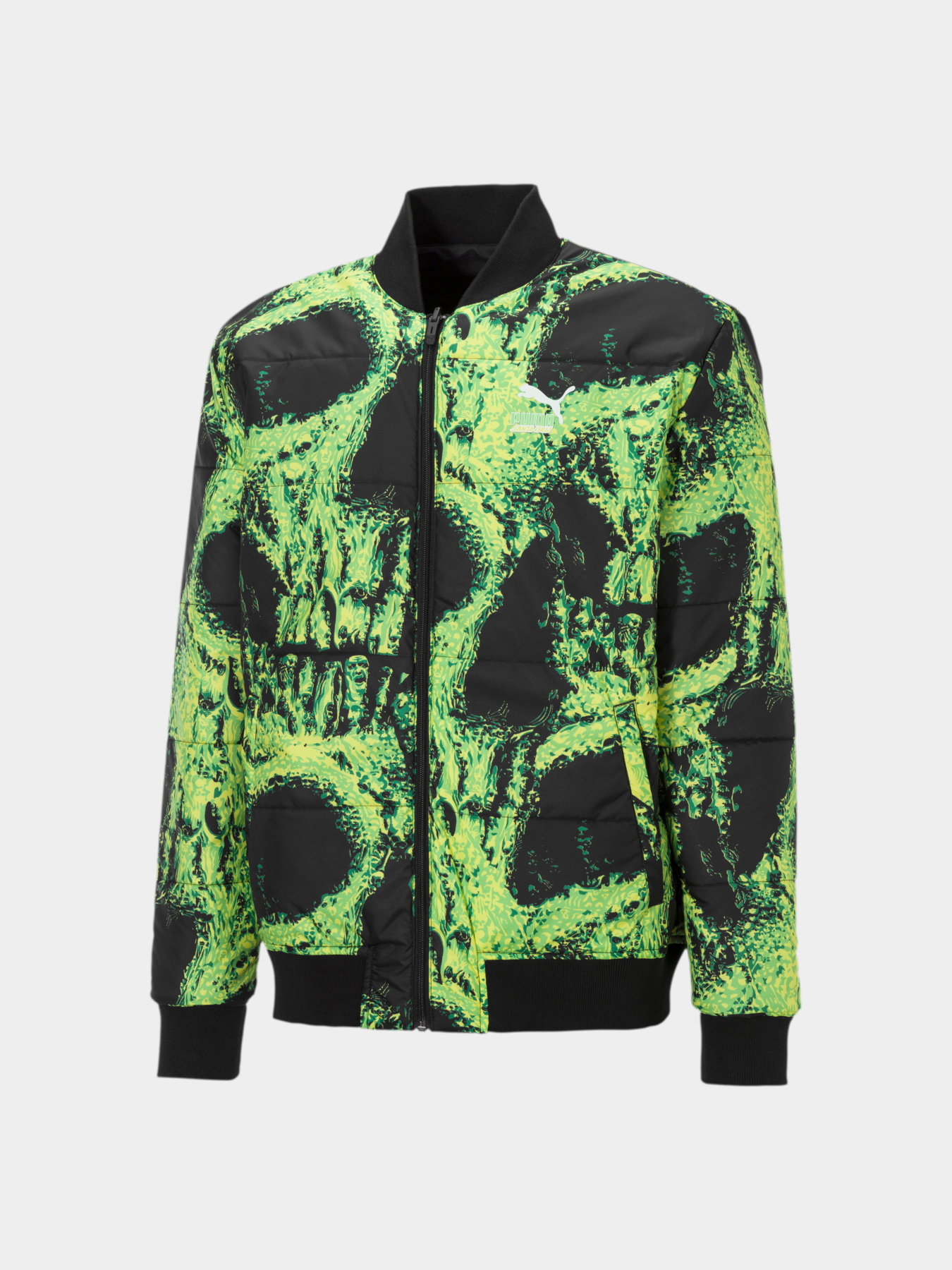 Демісезонна куртка PUMA x Sc Varsity Jacket модель 532239 Фото