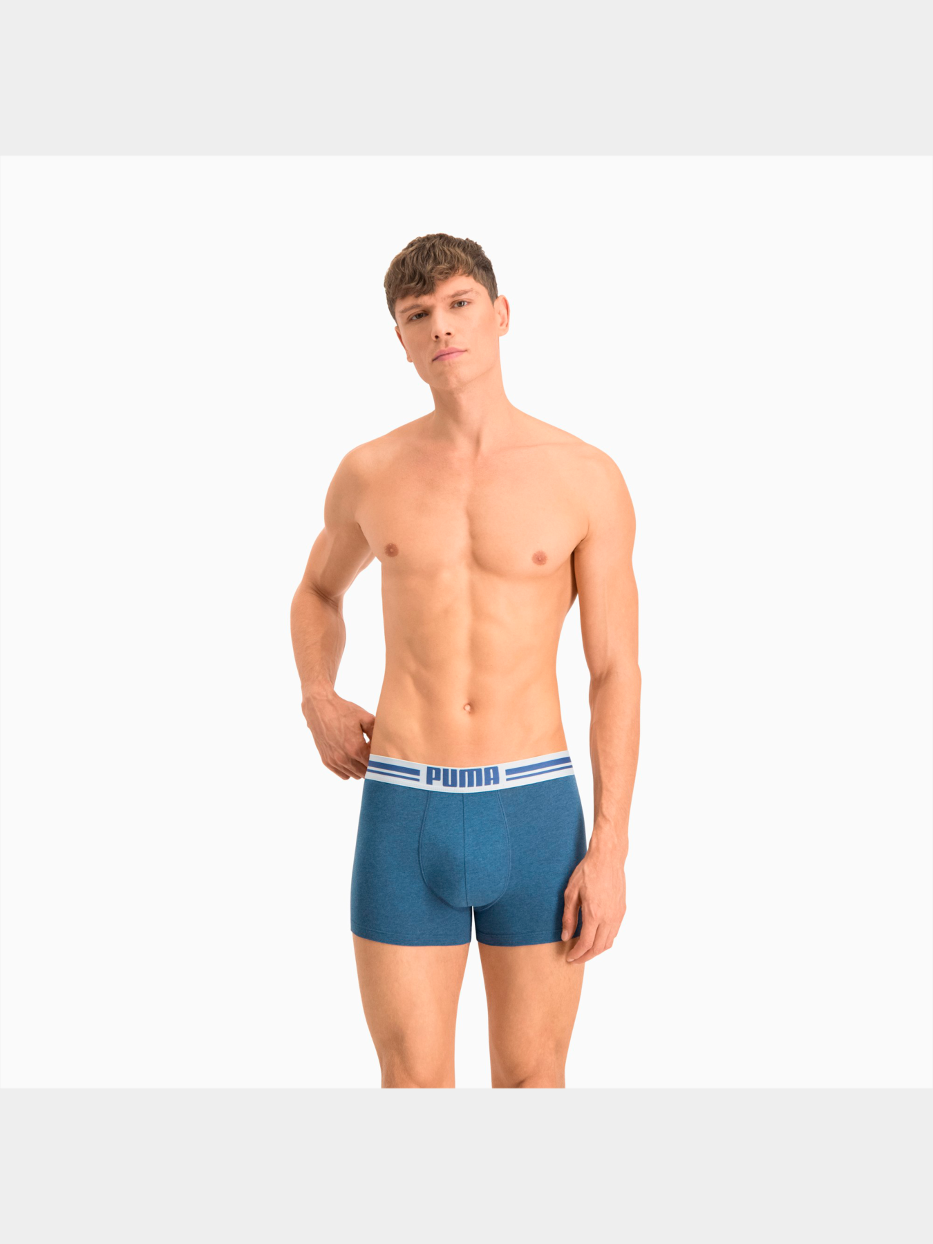 Набір трусів PUMA Placed Logo Boxer 2p модель 906519 Набір трусів PUMA Placed Logo Boxer 2p модель 906519 Фото