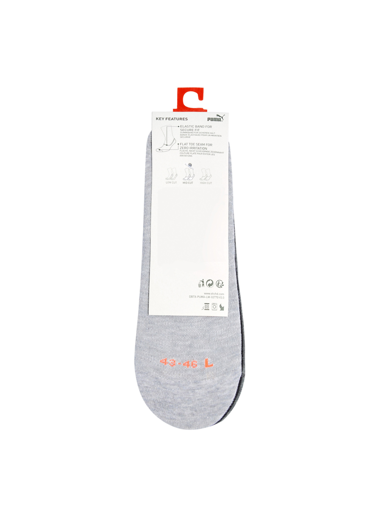 Набор носков PUMA Footie 3P Unisex модель 906930 Фото