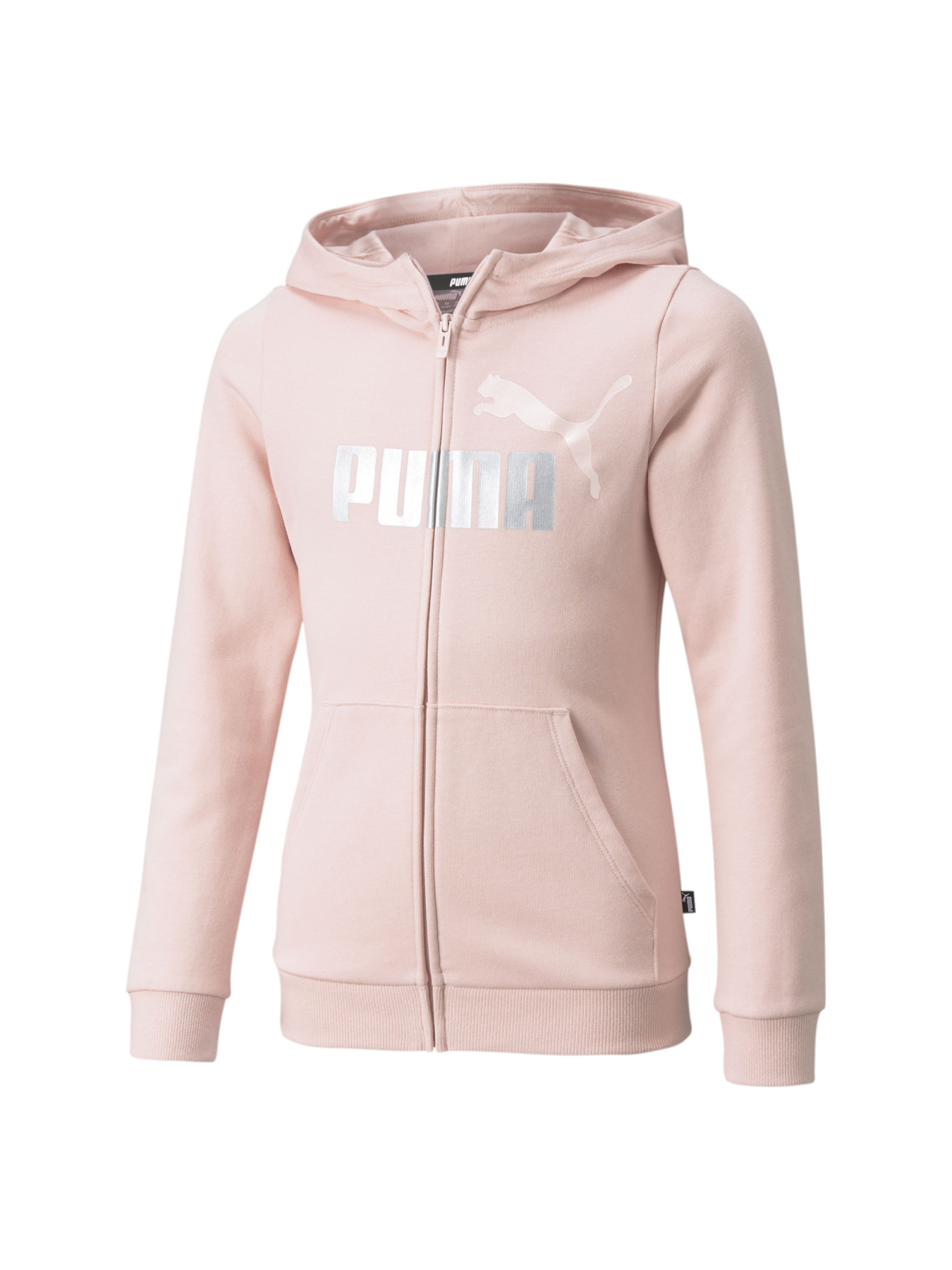 Спортивная кофта PUMA Ess+ Logo Full-zip Hoodie модель 587048 Фото