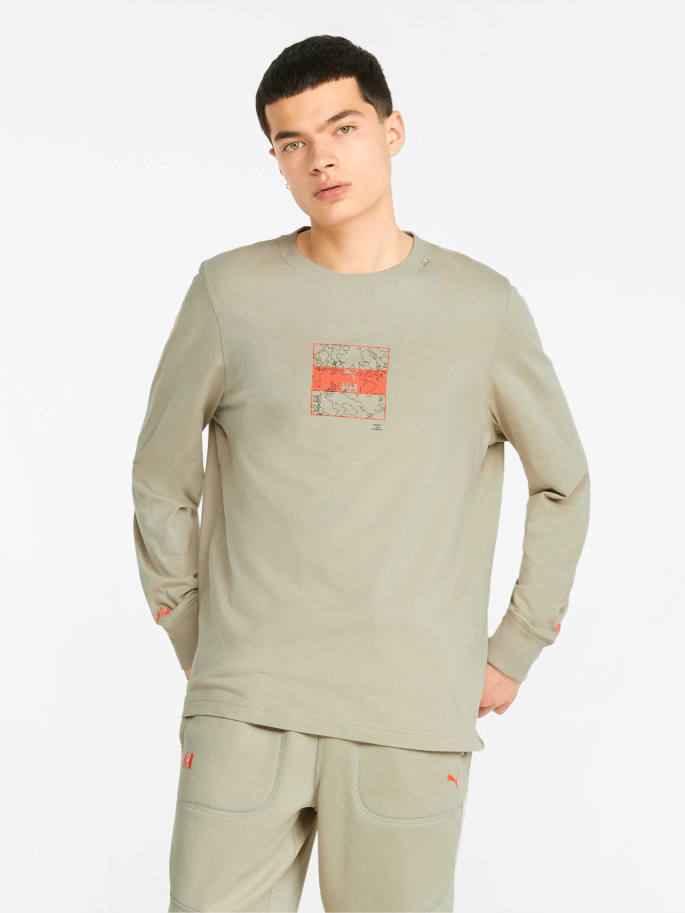 Худи и свитшоты PUMA x Hh Ls Tee модель 532845 Фото