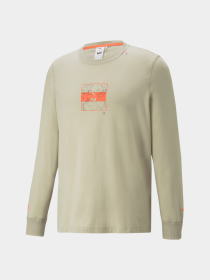 Лонгслив PUMA x Hh Ls Tee модель 532845 Фото