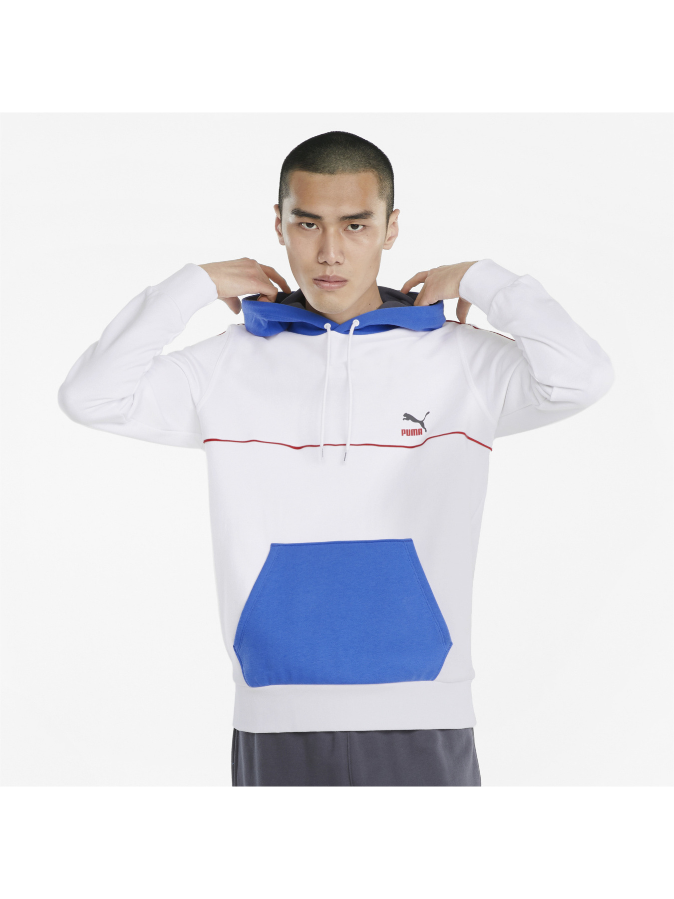Худи и свитшоты PUMA Clsx Piped Hoodie Tr модель 531705 Фото