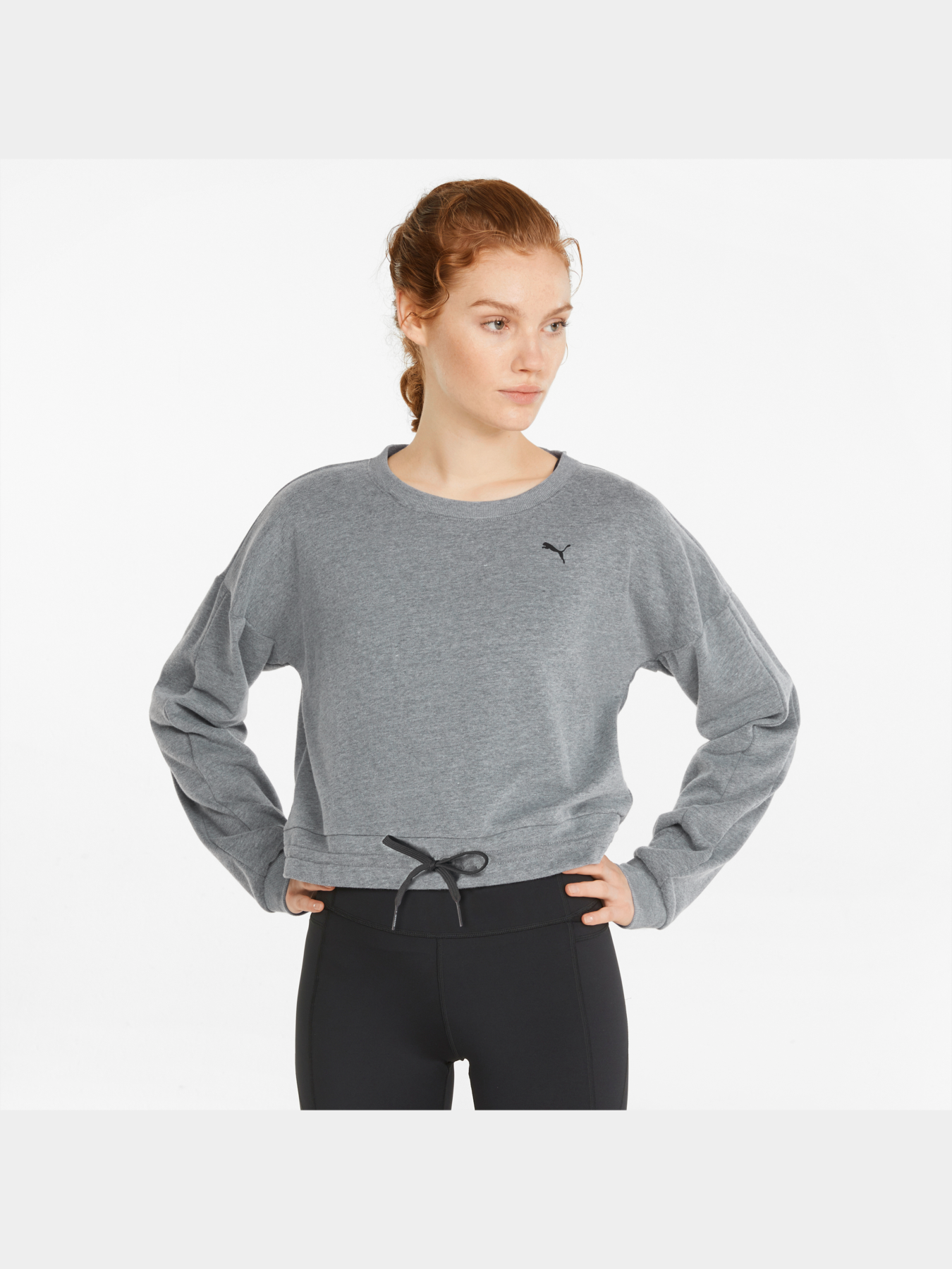 Свитшот PUMA Train French Terry Crew модель 521622 Фото