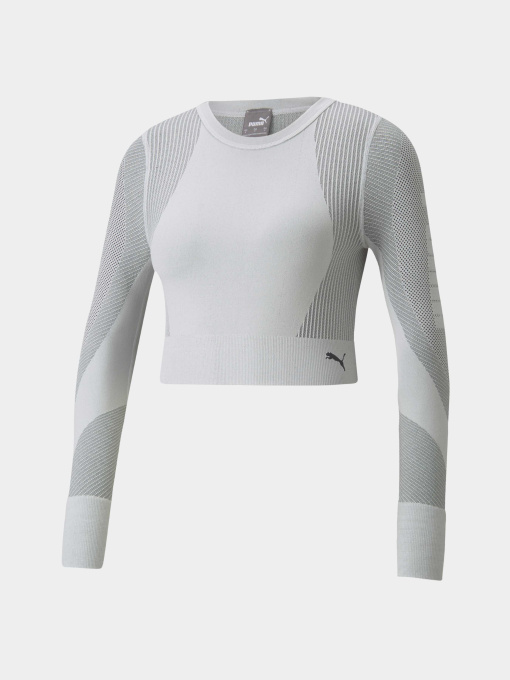 Кофта спортивная PUMA Train Seamless Fitted Ls модель 521029 Фото