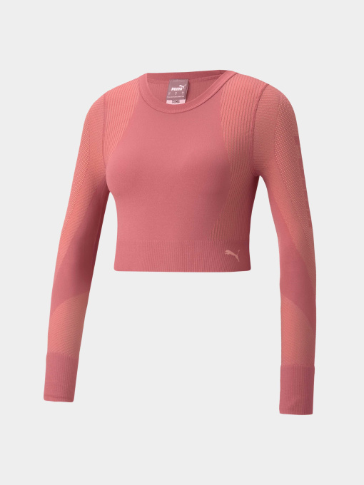 Кофта спортивная PUMA Train Seamless Fitted Ls модель 521029 Фото