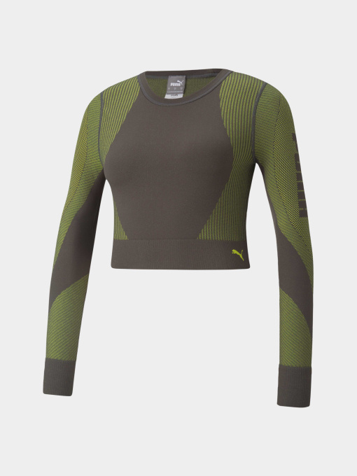 Кофта спортивная PUMA Train Seamless Fitted Ls модель 521029 Фото