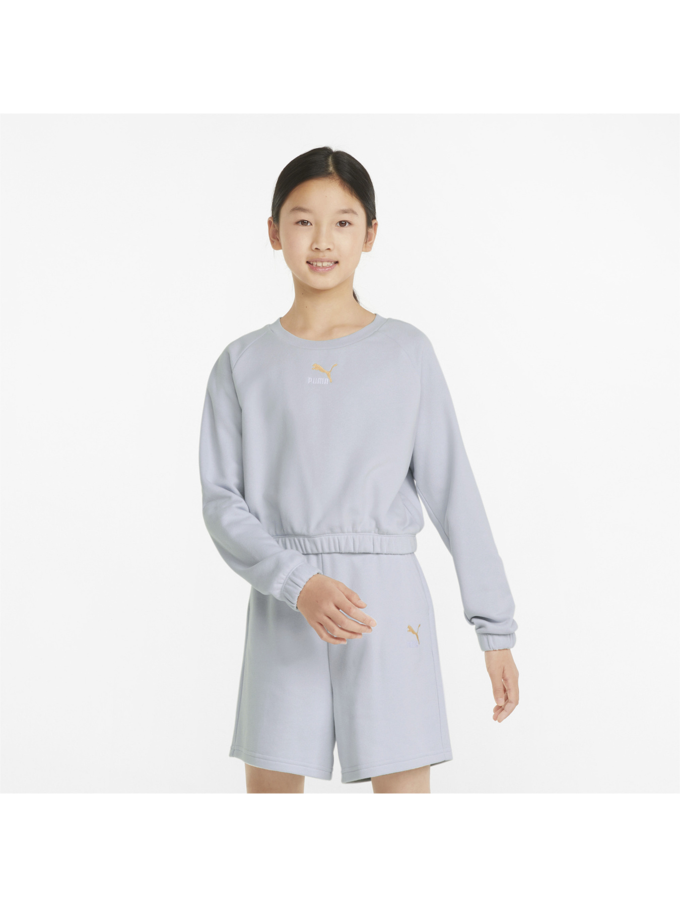 Кофта спортивная PUMA Grl Cropped Crew модель 533394 Фото