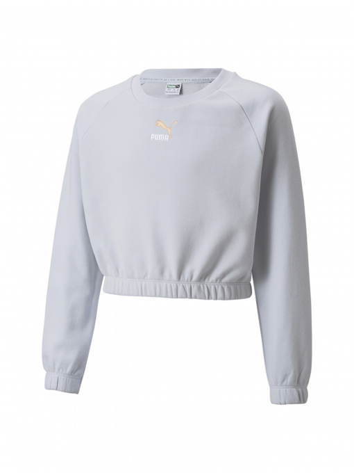 Спортивная кофта PUMA Grl Cropped Crew модель 533394 Фото
