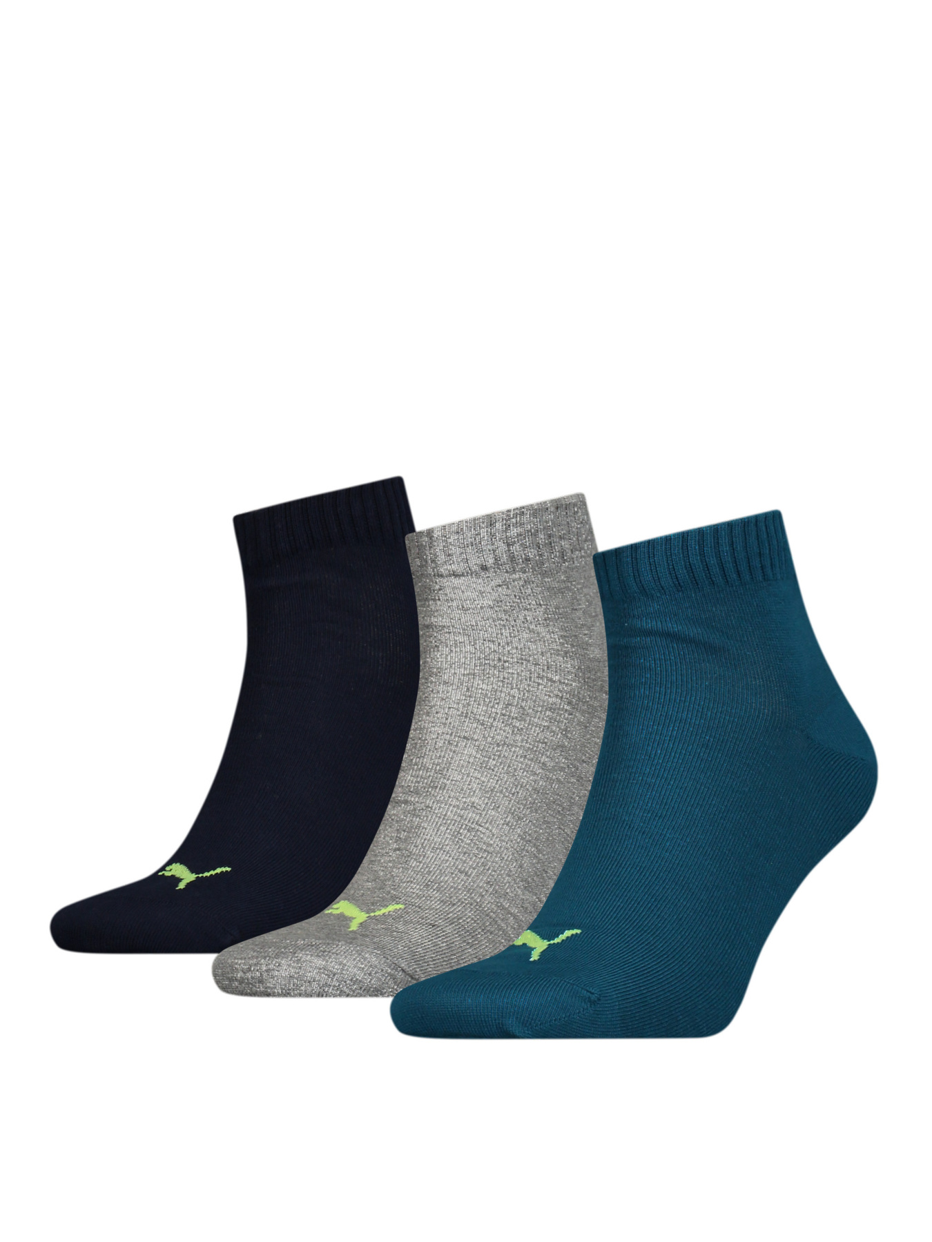 Набор носков PUMA Unisex Quarter Plain 3P модель 906978 Фото