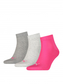 Набор носков PUMA Unisex Quarter Plain 3P модель 906978 Фото