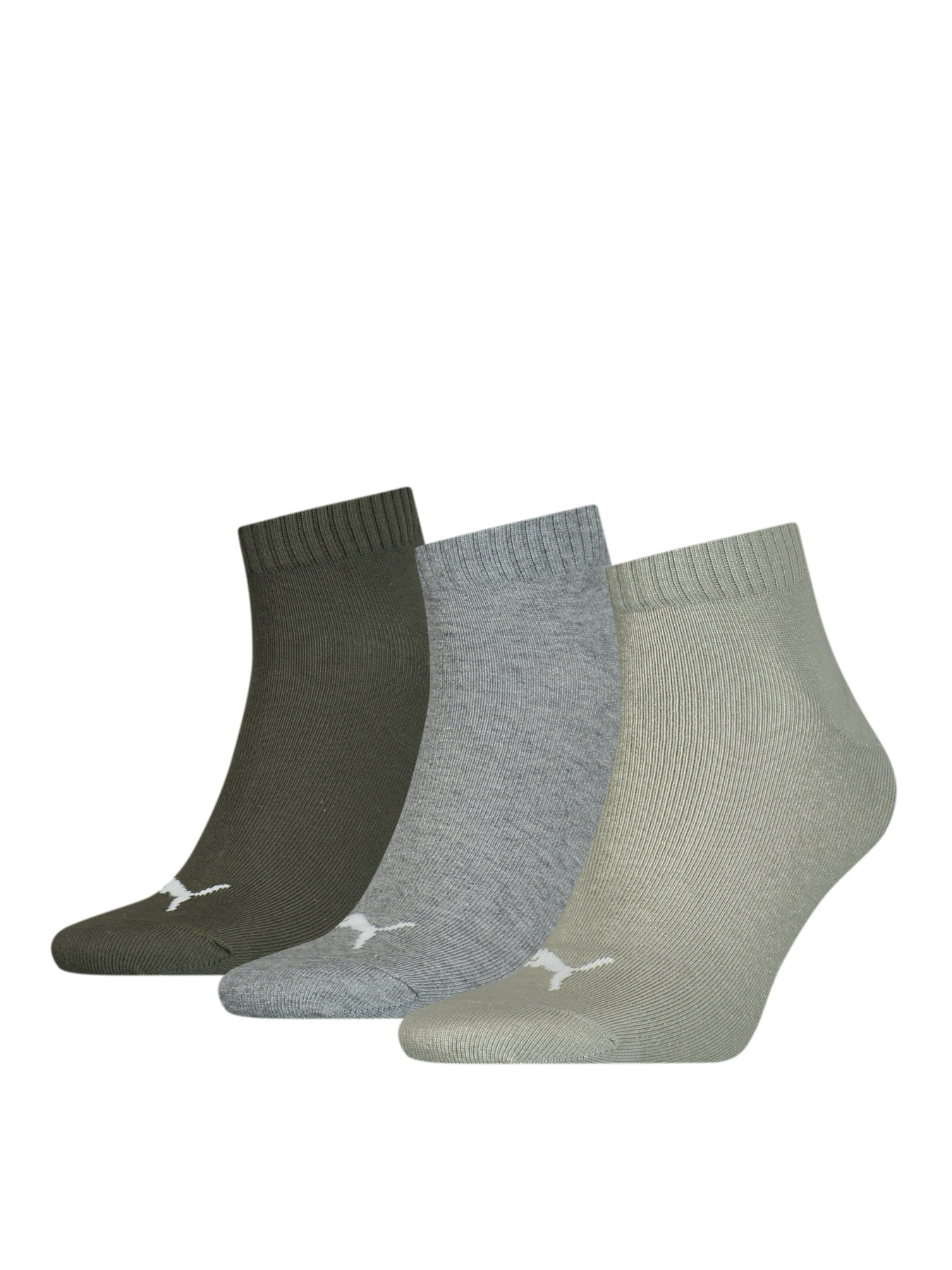 Набор носков PUMA Unisex Quarter Plain 3P модель 906978 Фото