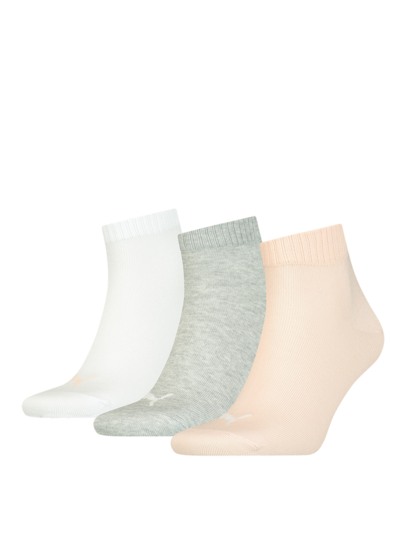 Набор носков PUMA Unisex Quarter Plain 3P модель 906978 Фото