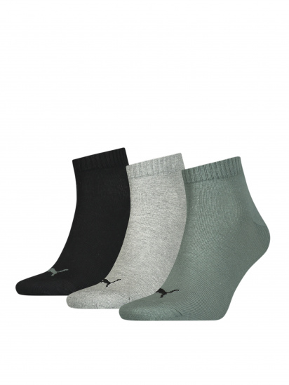 Набор носков PUMA Unisex Quarter Plain 3P модель 906978 - фото