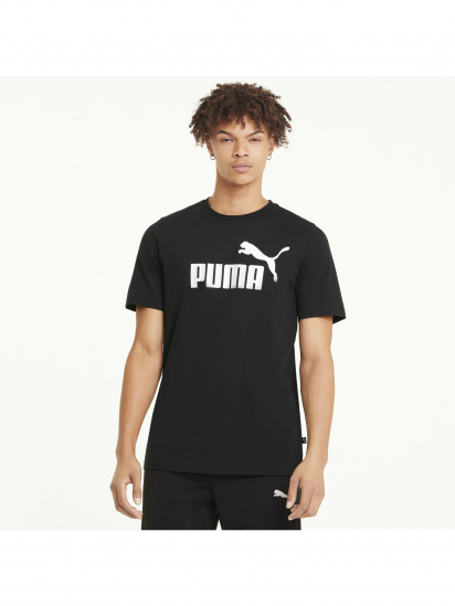 Футболка PUMA Ess Logo Tee модель 586666 — фото 3 - INTERTOP