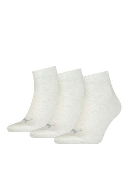 Набор носков PUMA Unisex Quarter Plain 3P модель 906978 - фото