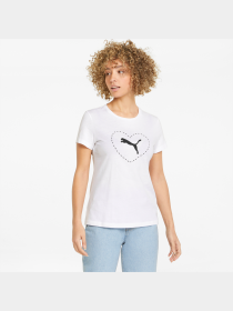 Футболка PUMA Valentine’s Day Graphic Tee модель 848408 Фото