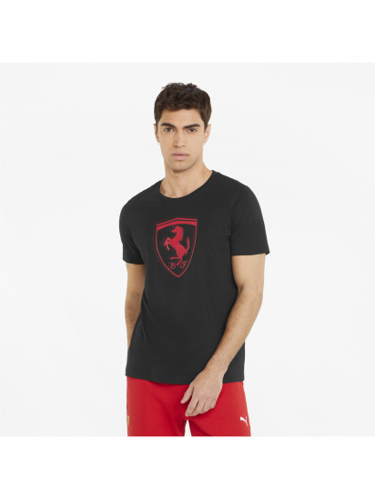 Футболка PUMA Ferrari Race Tonal Shield Te модель 533752 — фото 3 - INTERTOP