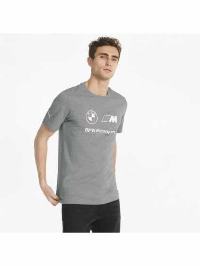 Футболка спортивна PUMA Bmw Mms Logo Tee+ модель 533398 — фото 3 - INTERTOP