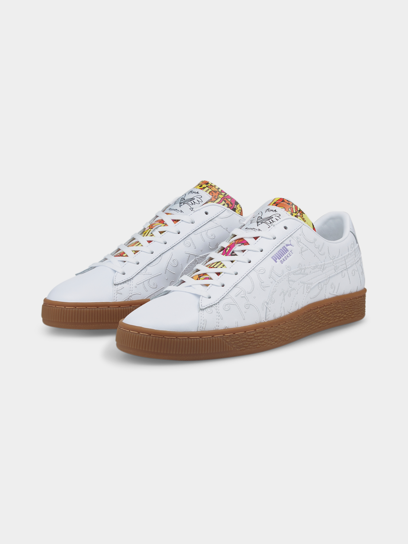 Кроссовки повседневные PUMA Basket Romero Britto модель 381095 Фото