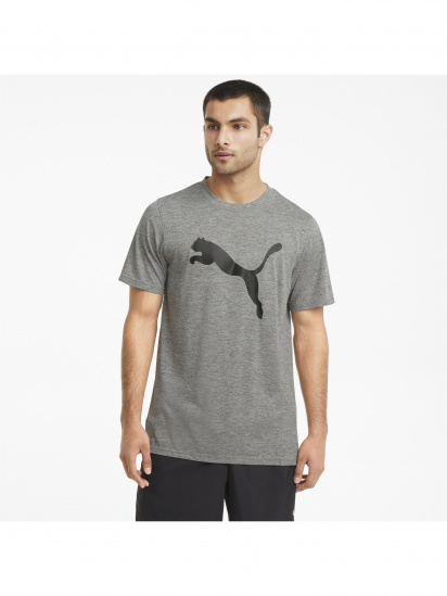 Футболка спортивна PUMA Train Fav Heather Cat Ss Tee модель 520139 — фото 3 - INTERTOP