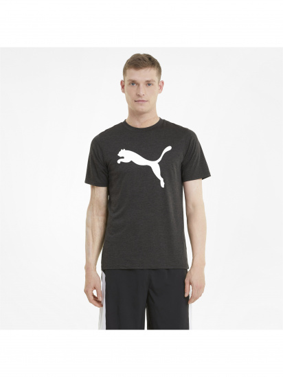Футболка спортивна PUMA Train Fav Heather Cat Ss Tee модель 520139 — фото 3 - INTERTOP