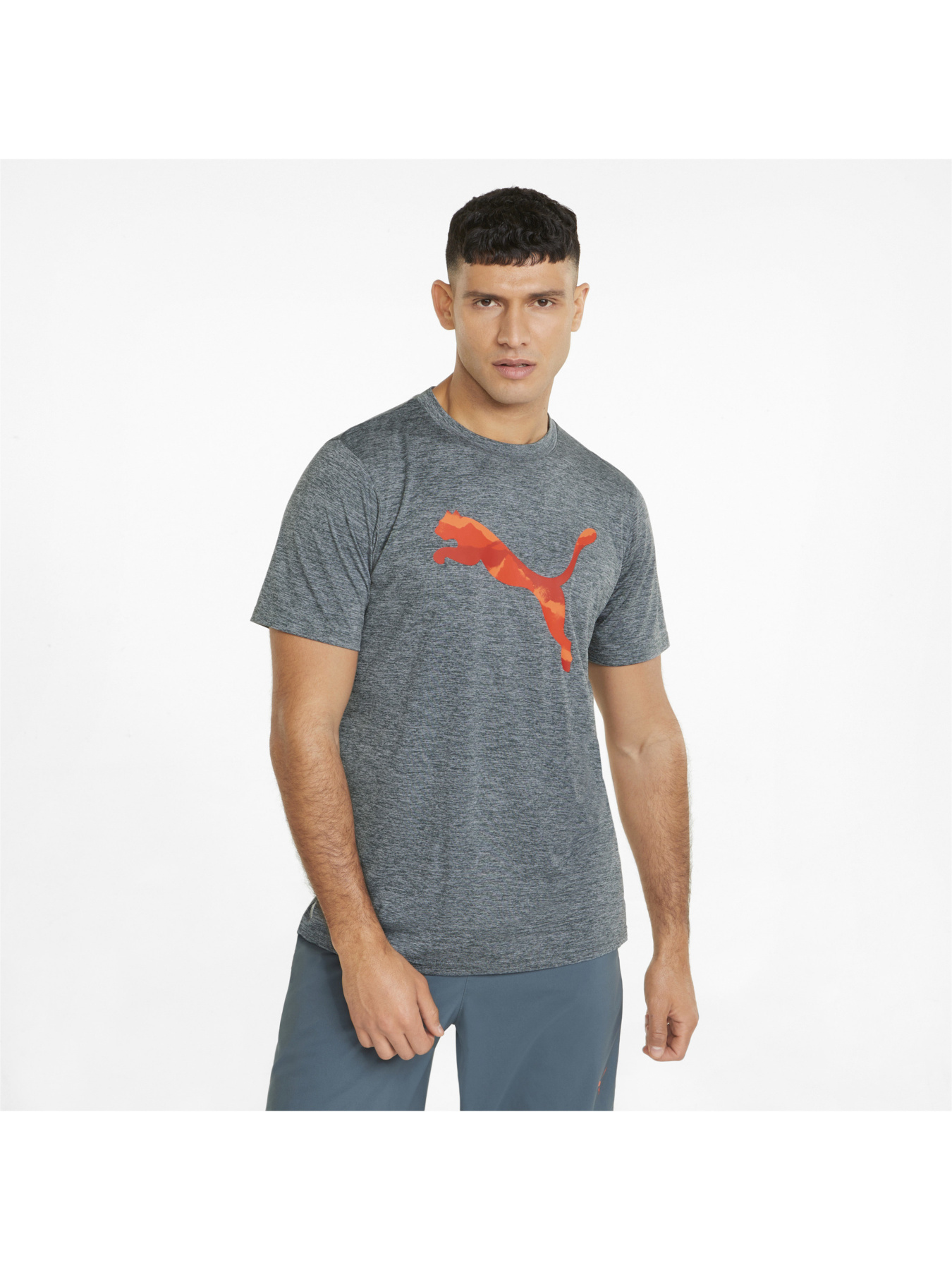 Спортивна футболка PUMA Train Fav Heather Cat Ss Tee модель 520139 Фото