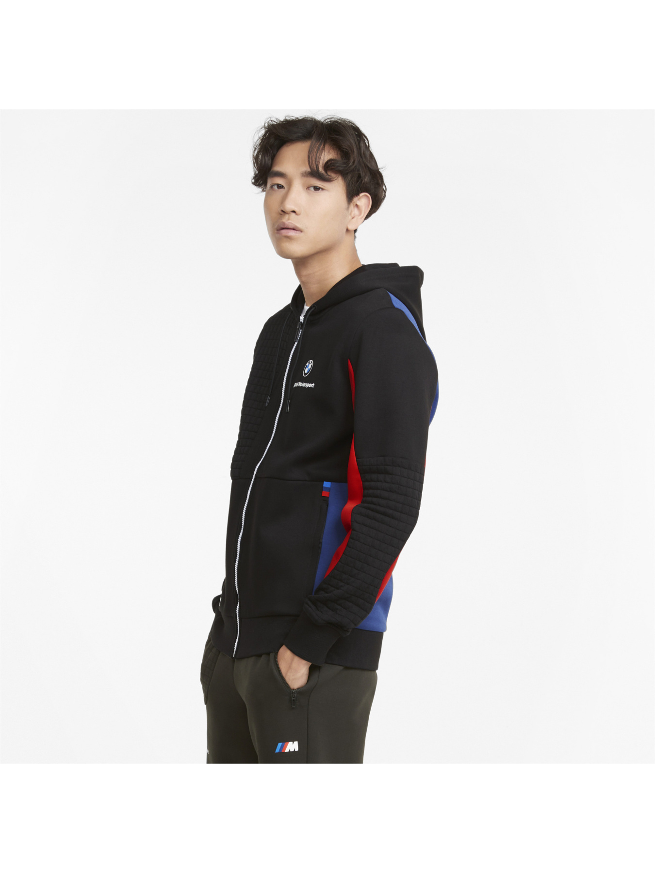 Худі та світшоти PUMA Bmw Mms Full-zip Hoodie модель 531187 Фото
