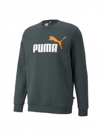 Худі та світшоти PUMA Ess+ 2 Col Big Logo Crew модель 586762 Фото