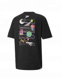 Футболка PUMA Downtown Graphic Tee модель 531596 Фото